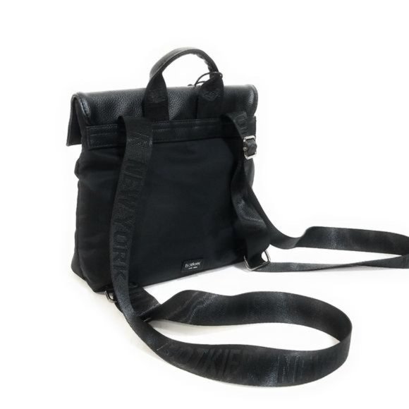 Botkier Trigger Nylon Backpack In Black/Gunmetal - Picture 5 of 11